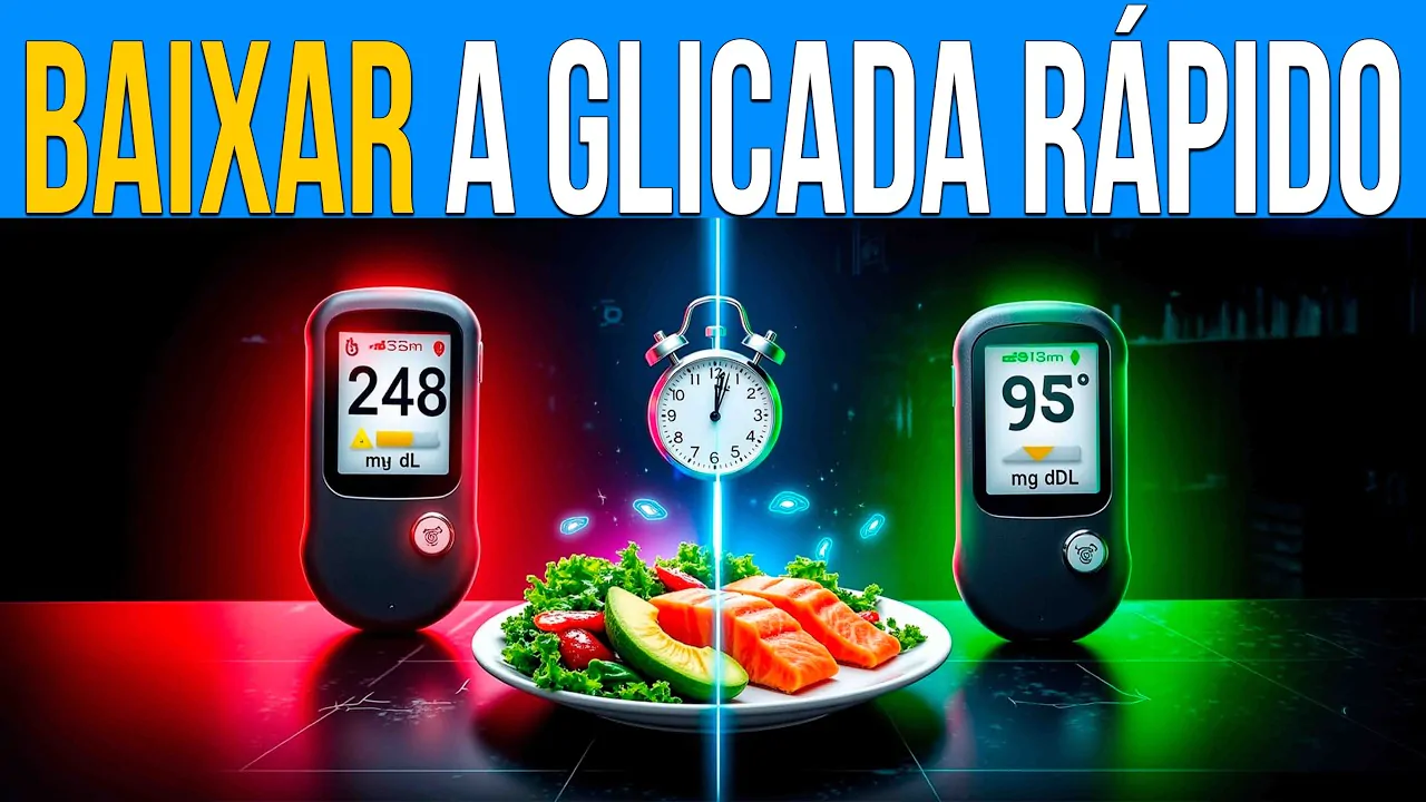 COMO BAIXAR A GLICADA DE QUEM TEM DIABETES RÁPIDO