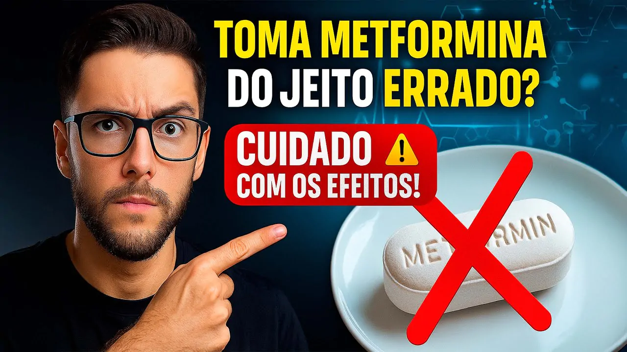 Qual a forma CORRETA de TOMAR a METFORMINA? Para quem tem DIABETES