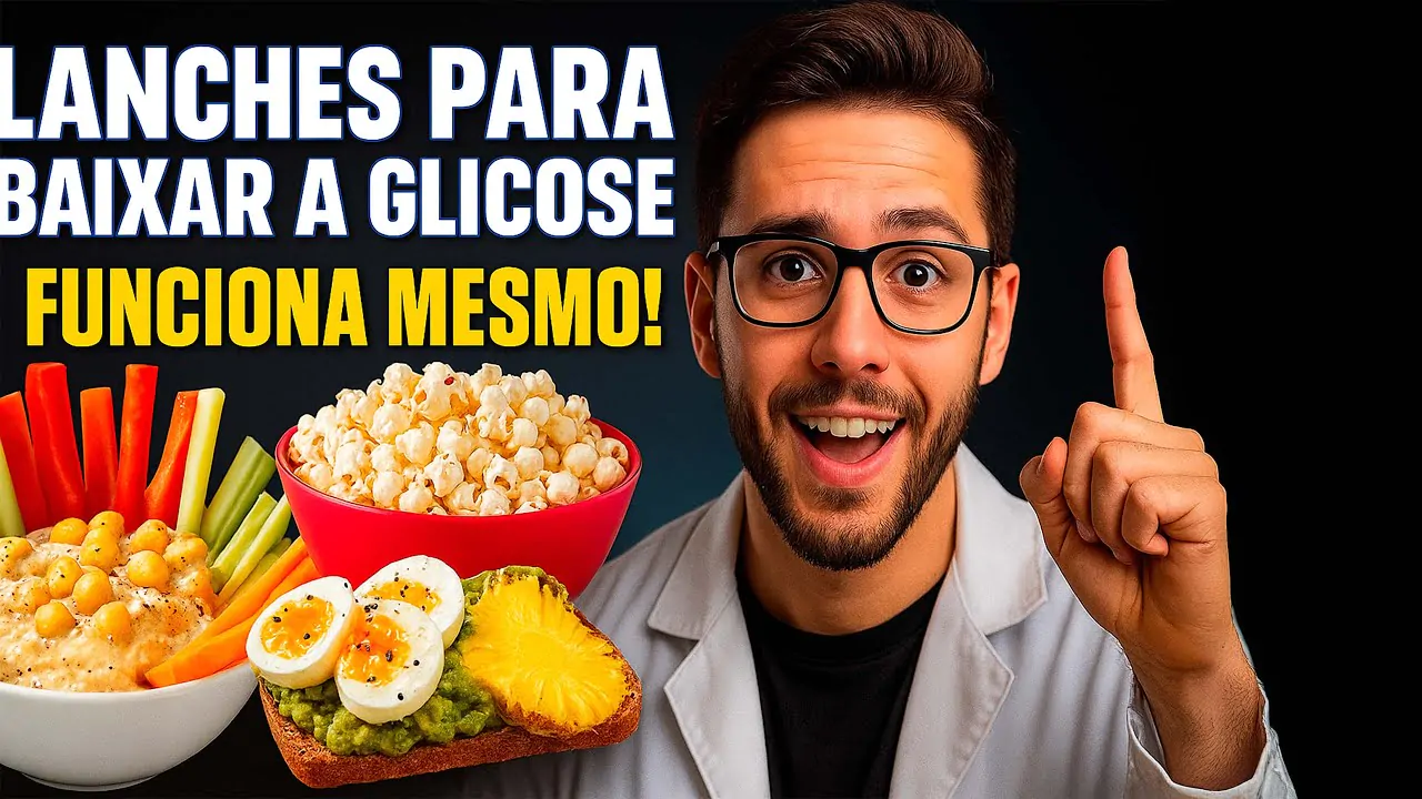 Reverta a DIABETES com lanches que realmente REDUZEM o açúcar no sangue