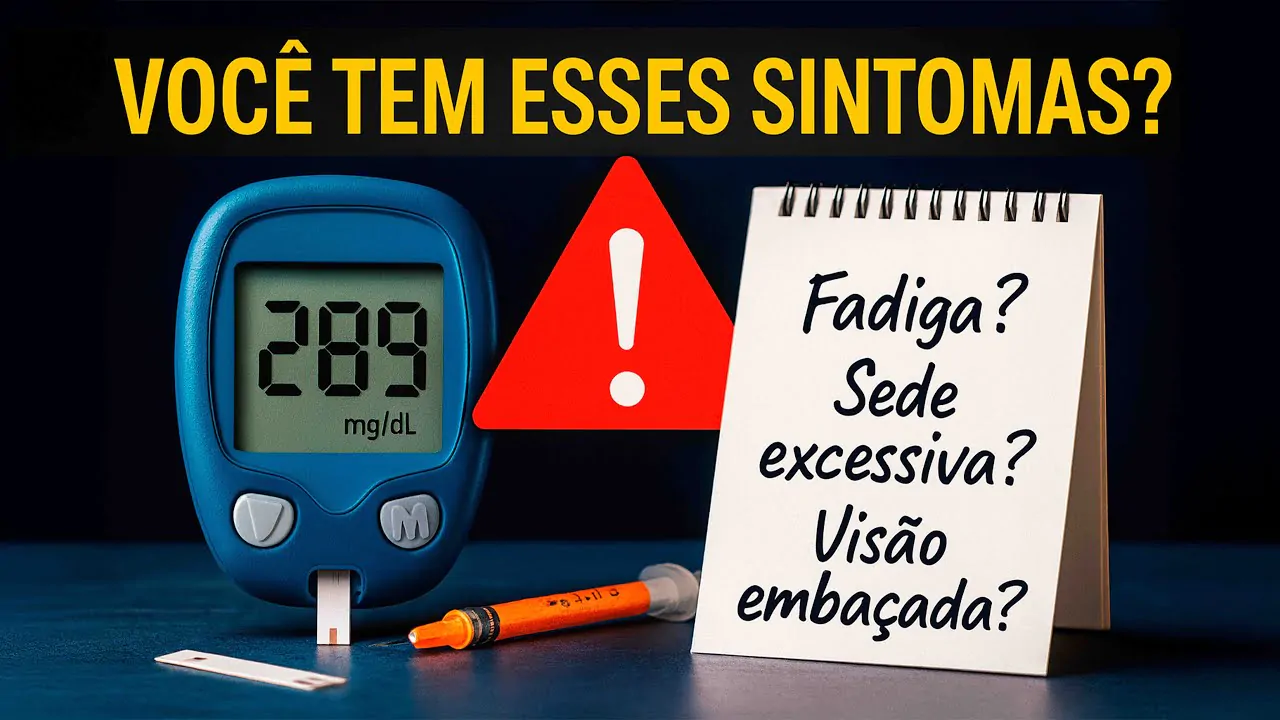 COMO SABER SE TENHO DIABETES? Sintomas