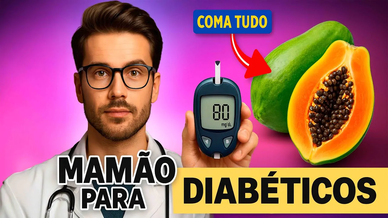 Sementes do mamão papaia para diabéticos